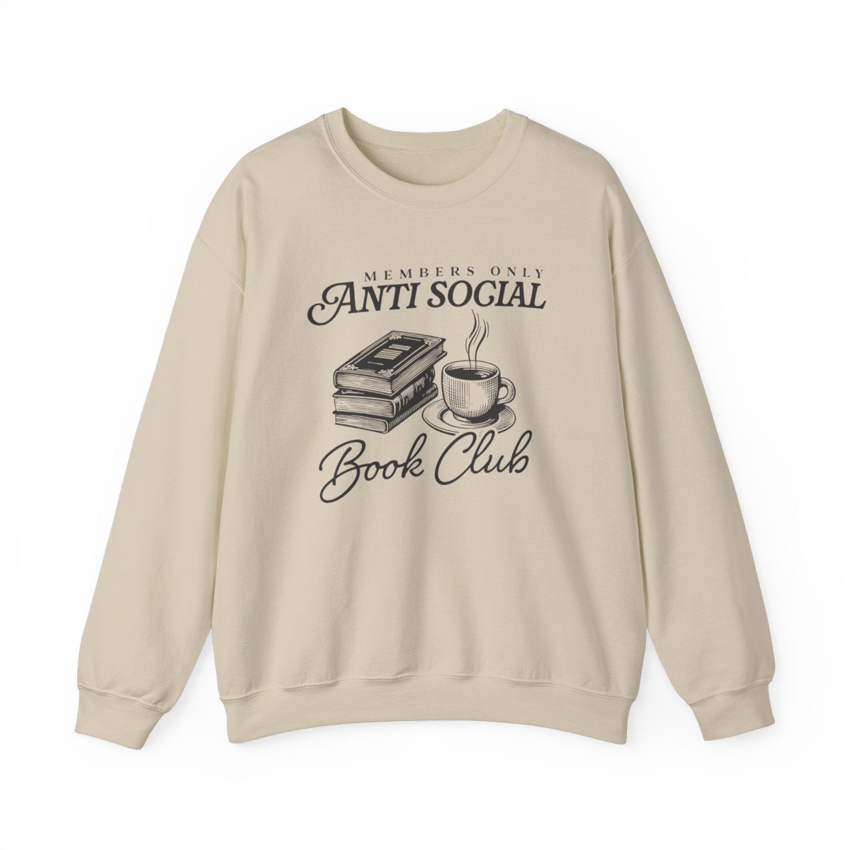 Members Only Antisocial Book Club Crewneck Sweatshirt