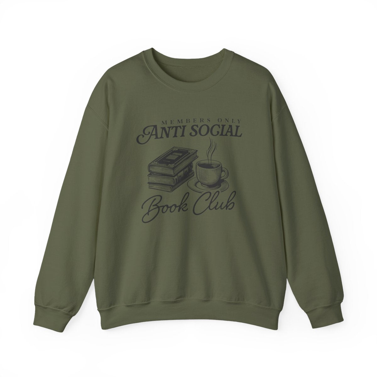 Members Only Antisocial Book Club Crewneck Sweatshirt