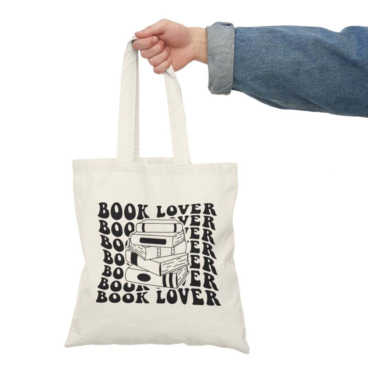 Stacked Books, Book Lover Tote-Bag