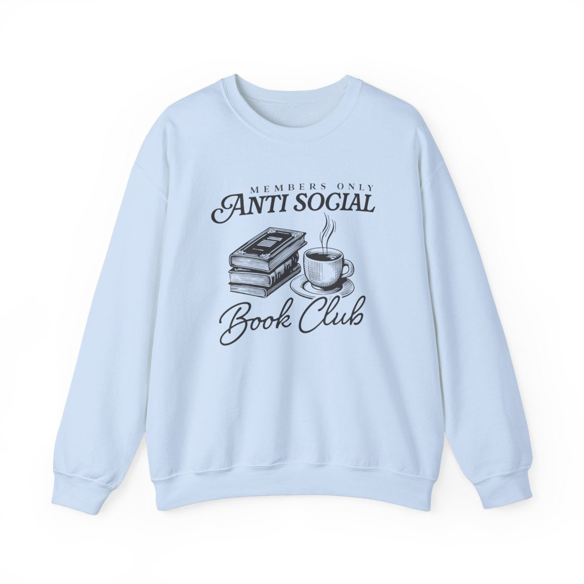 Members Only Antisocial Book Club Crewneck Sweatshirt