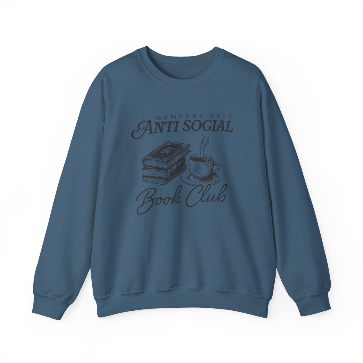 Members Only Antisocial Book Club Crewneck Sweatshirt